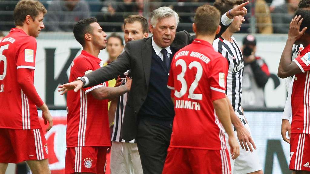 El Bayern de Ancelotti tropieza ante el Eintracht