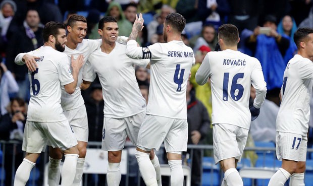 El Real Madrid ganó en casa con doblete de Cristiano Ronaldo