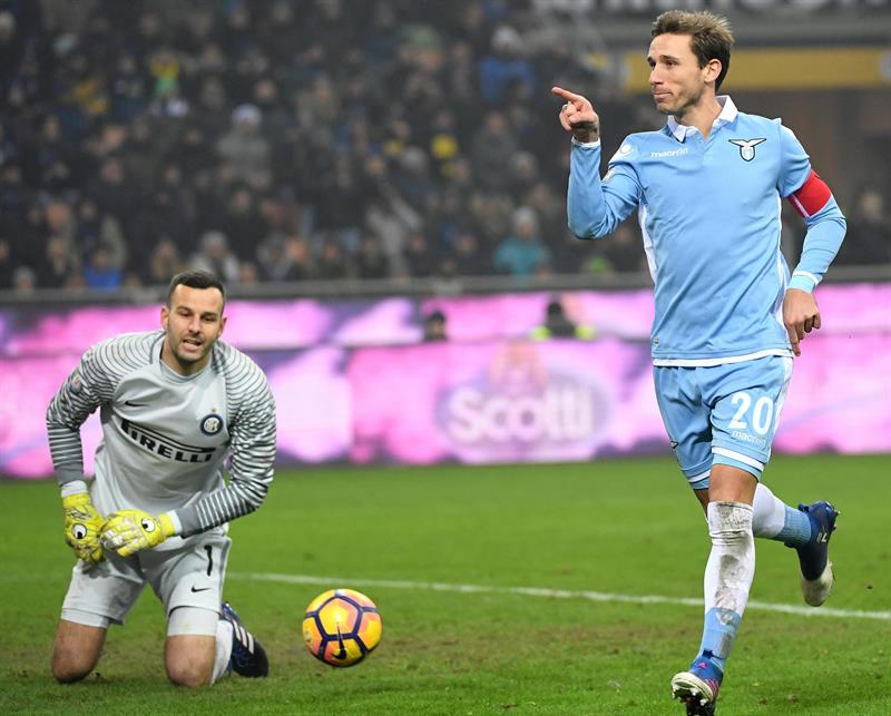 Lazio se mete en las semifinales de Copa Italia al vencer al Inter en San Siro