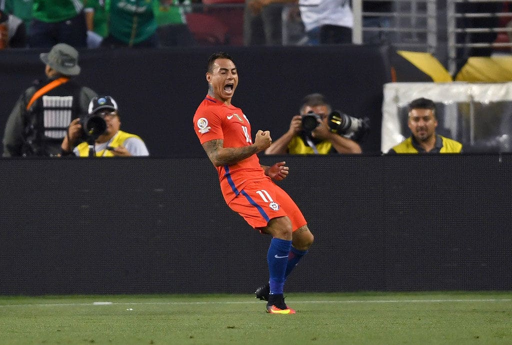 Eduardo Vargas, el líder de Chile entre los goleadores de Copa América