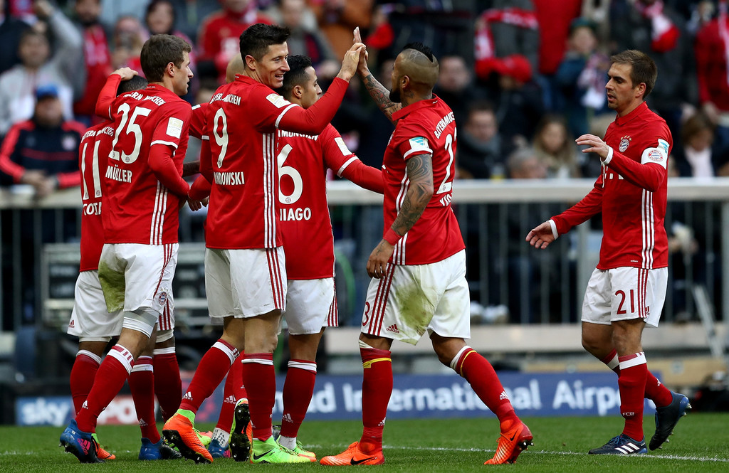 Bayern Munich vuelve a abusar del Hamburgo y lo goleó 8-0