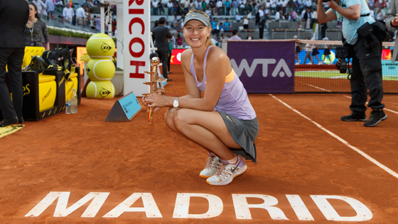 Sharapova acepta wildcard para Madrid