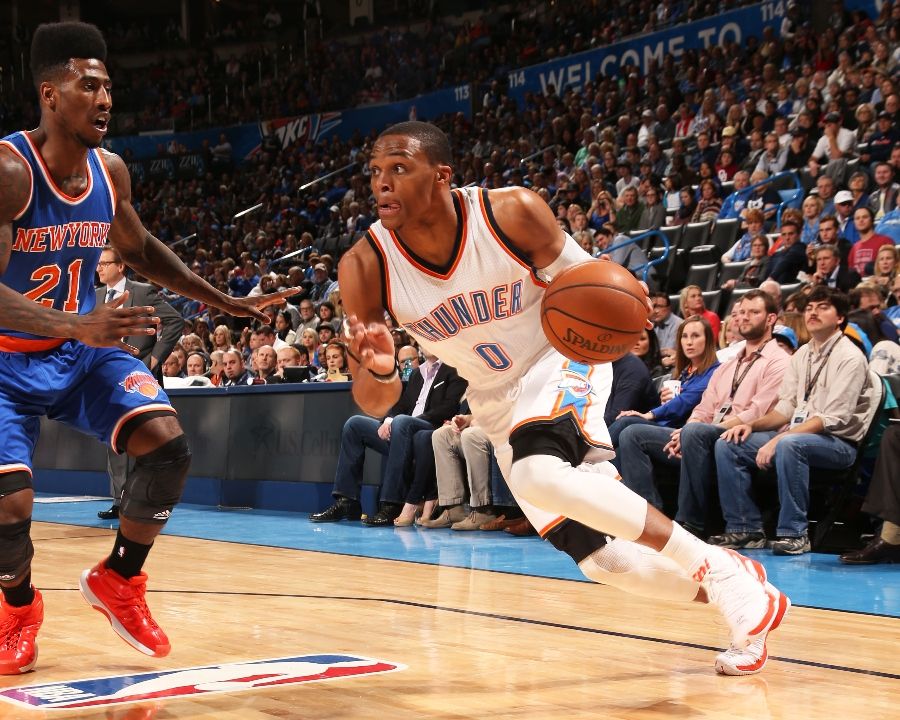 Russell Westbrook sigue poniendo números de MVP