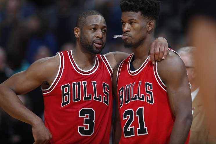 Malas noticias para los Bulls, Dwyane Wade y Jimmy Butler lesionados