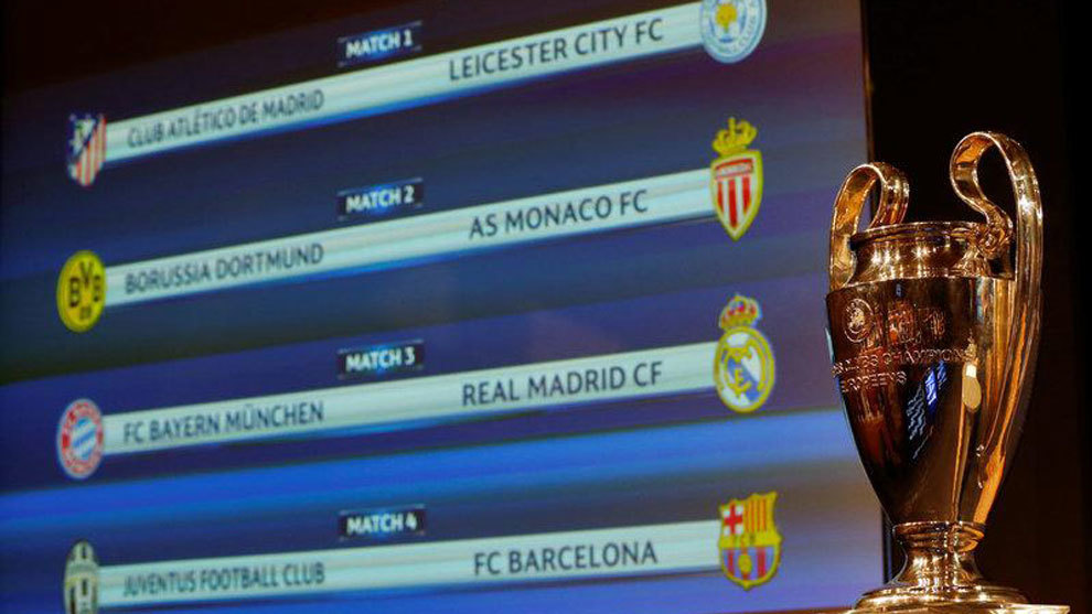 Definidos los cuartos de final de la Champions League