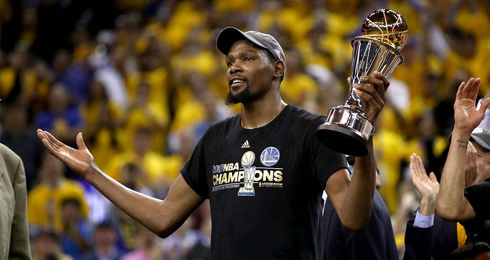 Kevin Durant, MVP y líder indiscutible de los Golden State Warriors