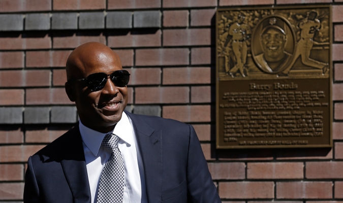 Los Giants develaron la placa honorífica a Barry Bonds en el AT&T Park