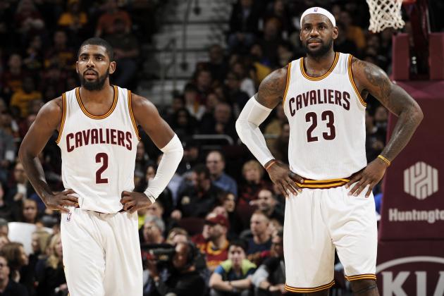 La relación entre Kyrie Irving y LeBron James comienza a tornarse tensa