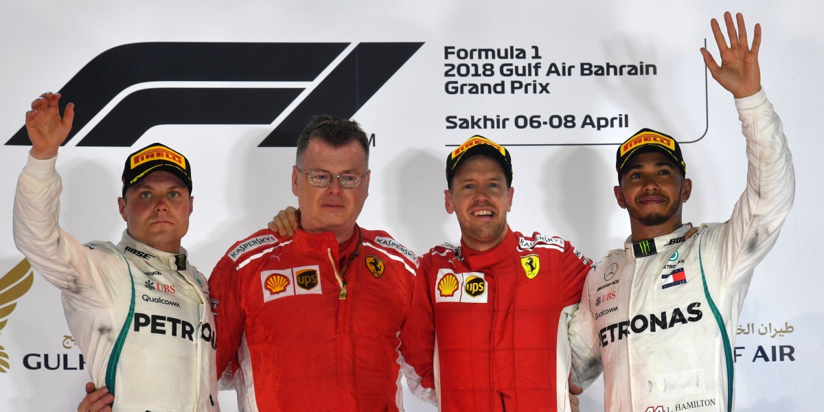 Sebastian Vettel sufrió para ganar en Bahréin