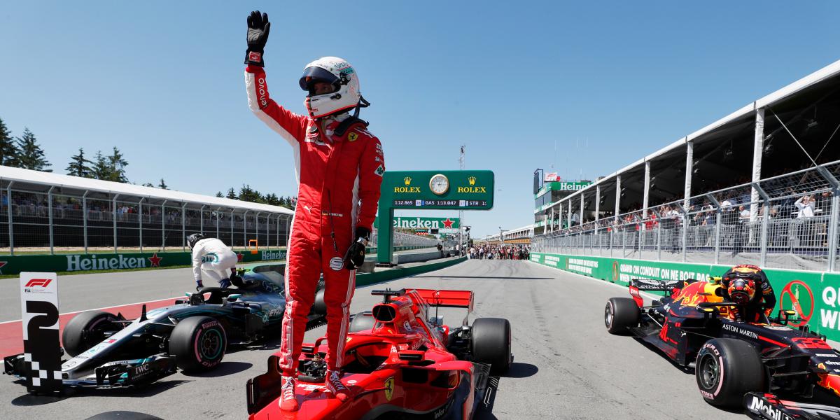 Vettel sin errores: Pole en Canadá