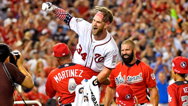 Home Run Derby 2018: Bryce Harper ganó en su casa