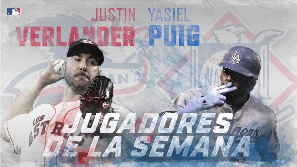 Jugadores de la Semana: Verlander y Puig se llevan los honores