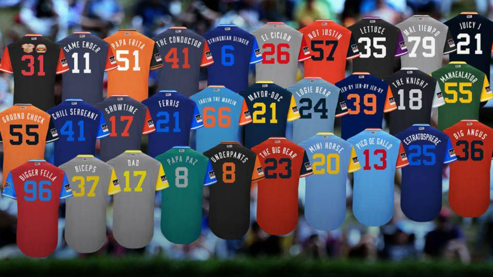 Las camisetas más vendidas actualmente en la MLB