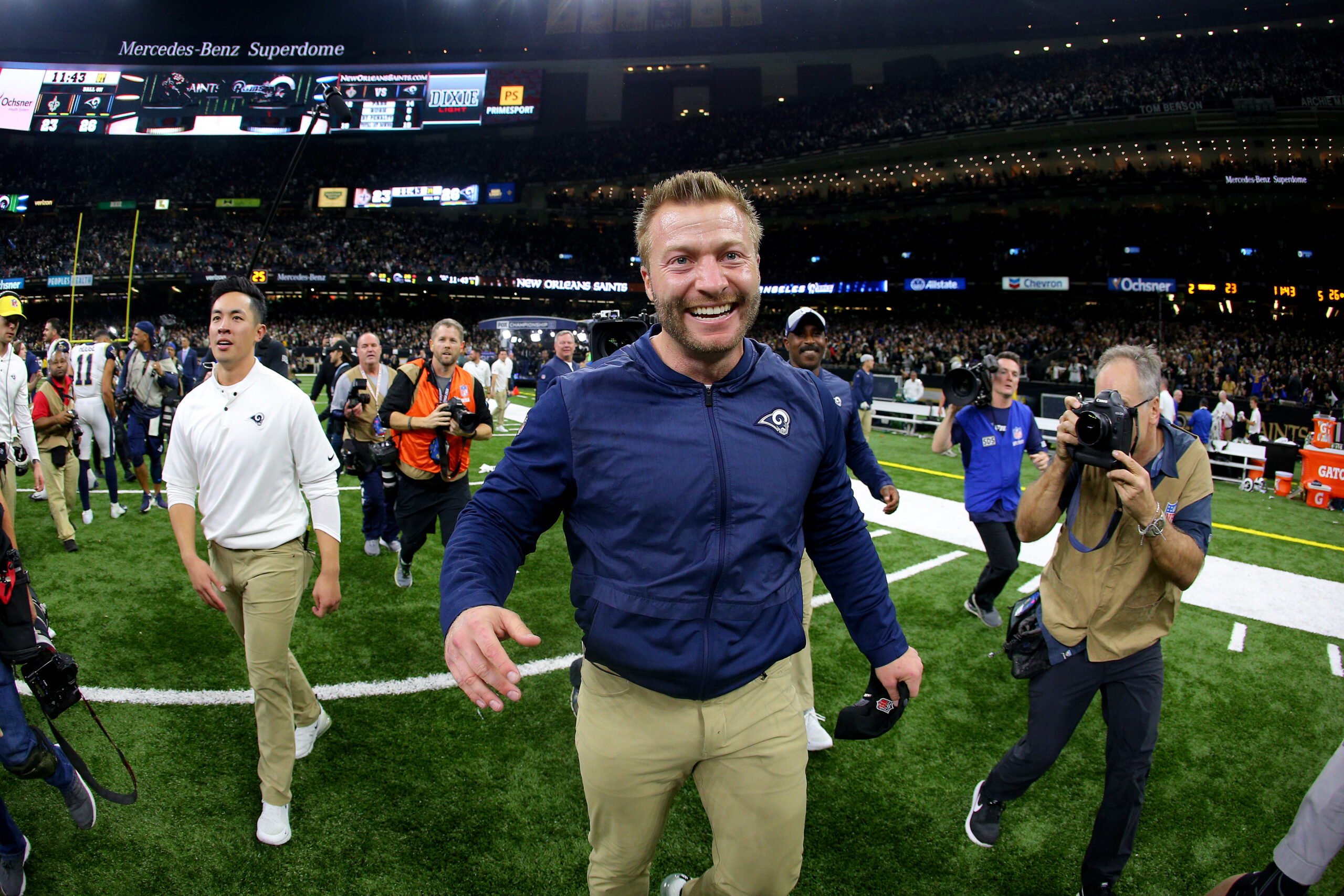 Sean McVay cumplió 33 años y será el head coach más joven en un Super Bowl