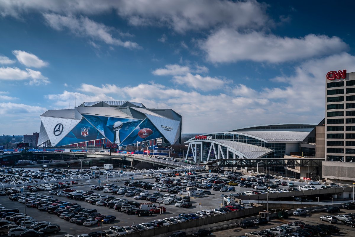 El Mercedes-Benz Stadium está casi listo para el Super Bowl LIII