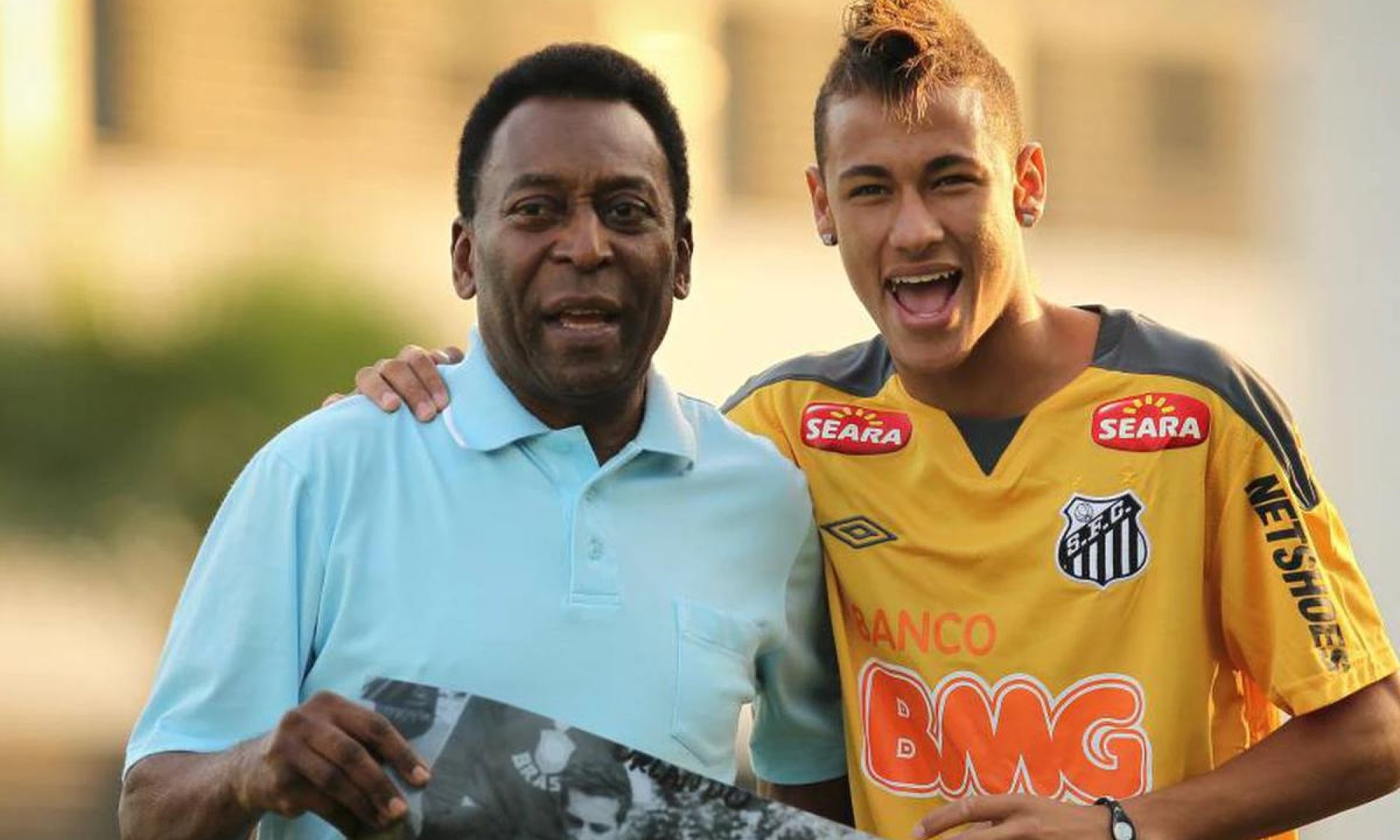 Pelé y Neymar