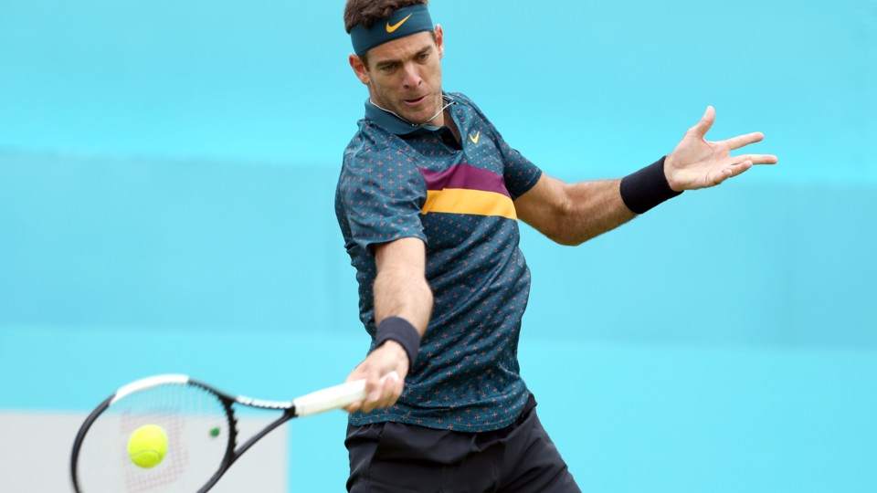 Del Potro y una nueva lesión en su rodilla derecha