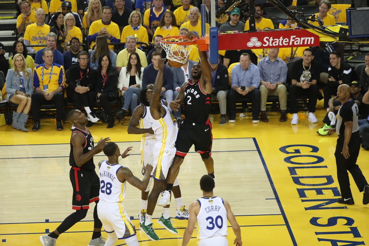 Raptors vencieron a unos mermados Warriors y están arriba 2-1