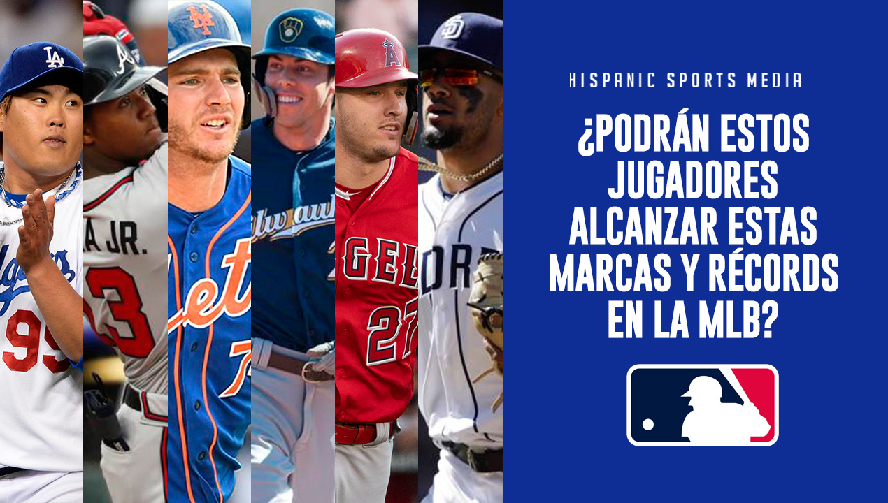 ¿Podrán estos jugadores alcanzar estas marcas y récords en la MLB?