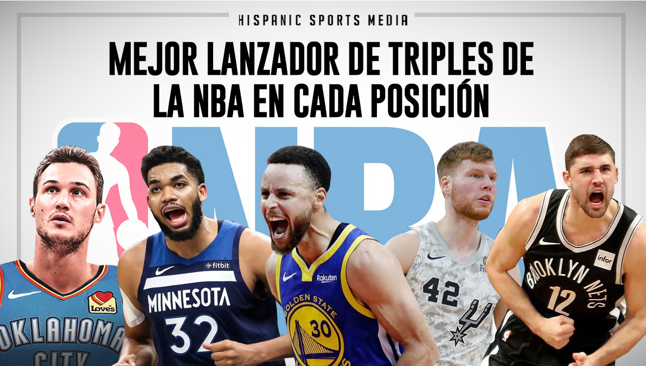 TOP: Mejor lanzador de triples de la NBA en cada posición