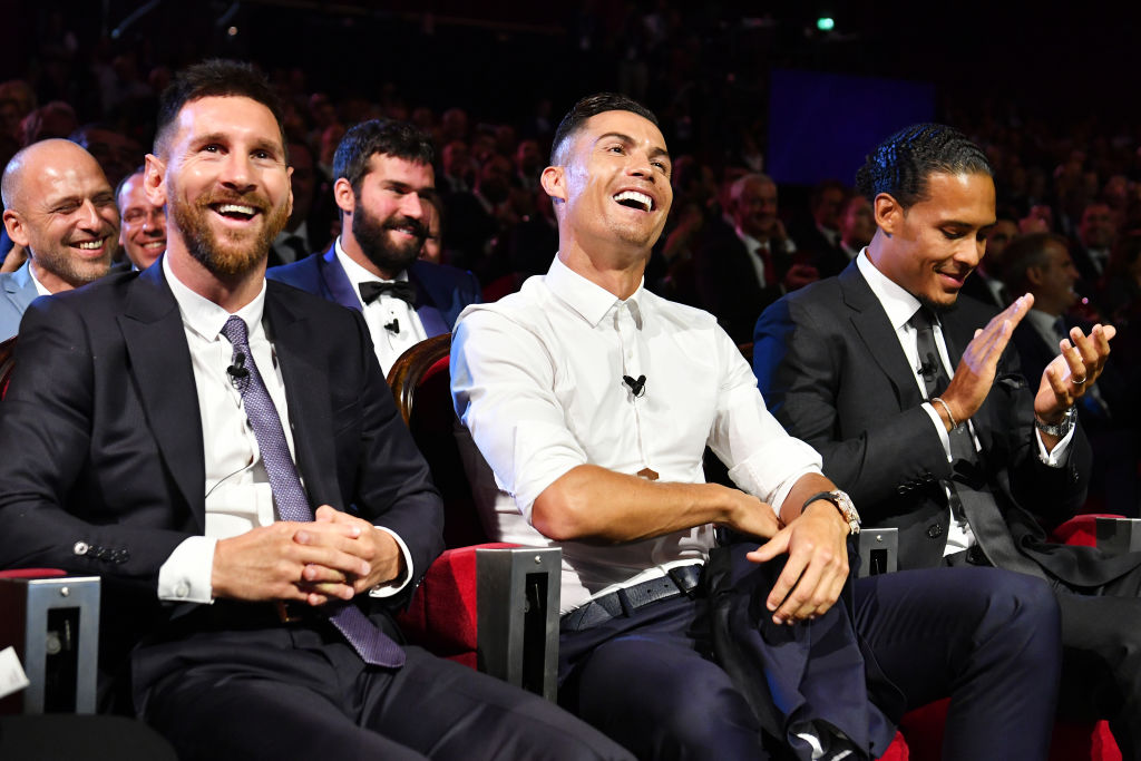 Lionel Messi Cristiano Ronaldo Virgil Van Dijk Balón de Oro