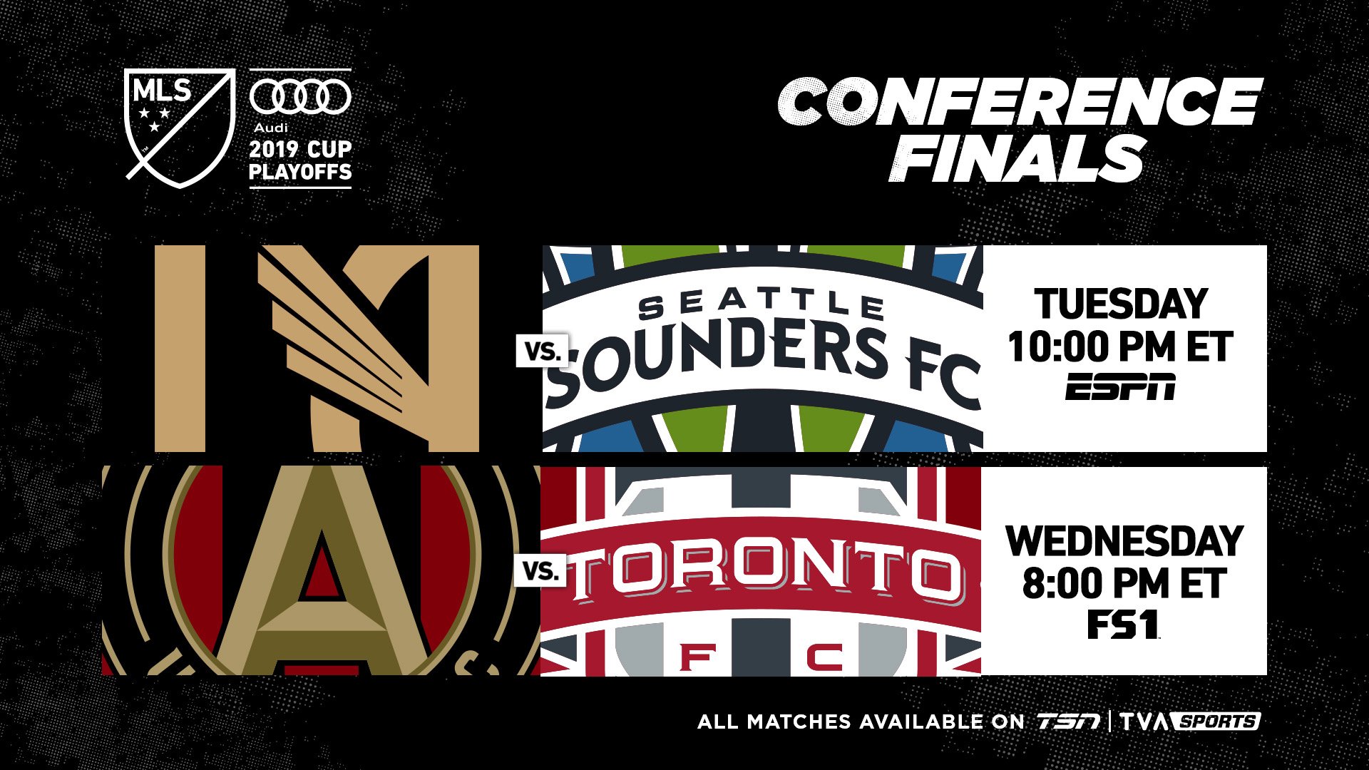 MLS: Así se jugarán las Finales de Conferencia