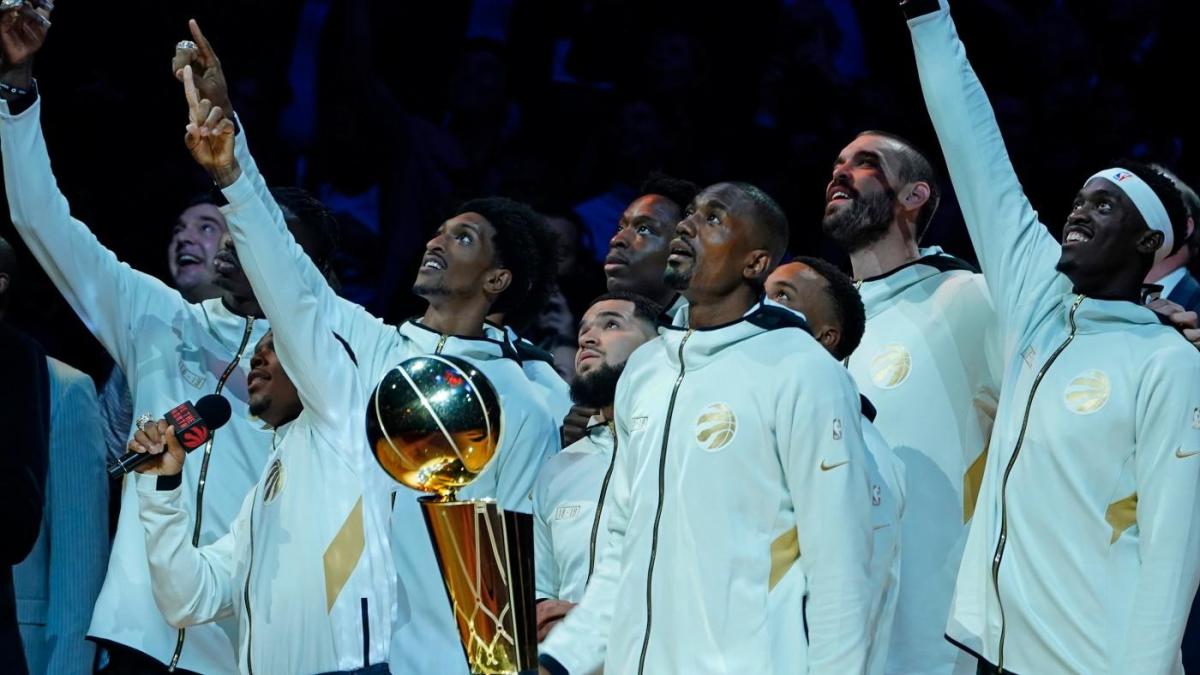 Los Raptors con anillo y victoria en el arranque de la NBA