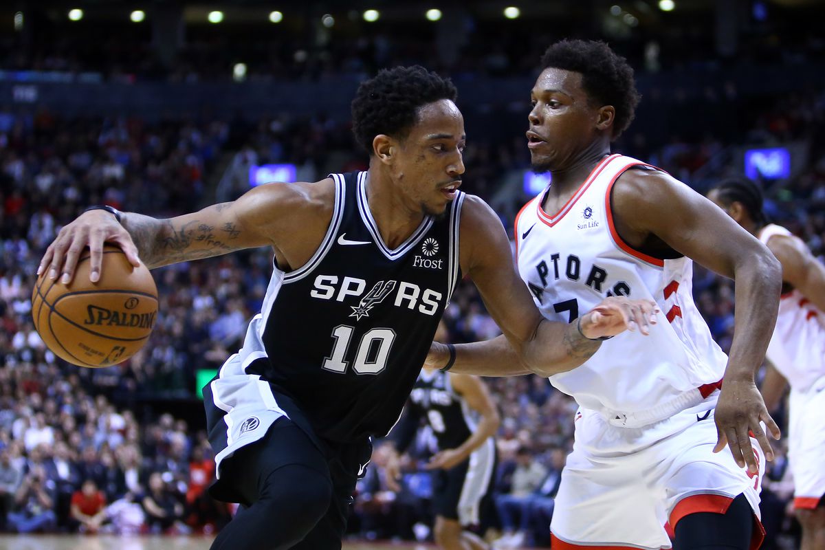 Raptors DeRozan Lowry Spurs