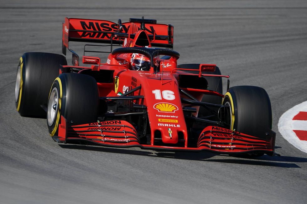 Charles Leclerc sustituyó a Sebastian Vettel que se encontraba indispuesto.