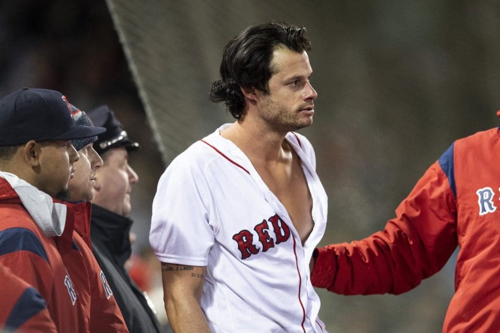 Joe Kelly protagonizó varias peleas en el pasado, incluyendo una con el uniforme de los Red Sox.