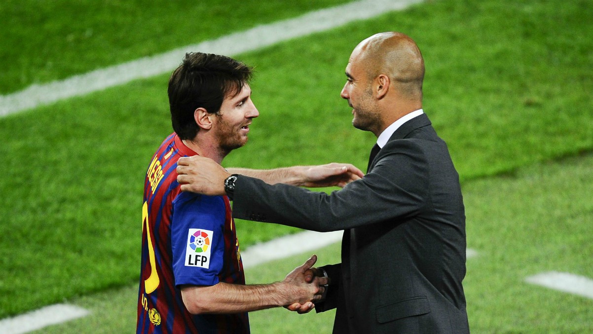 messi guardiola