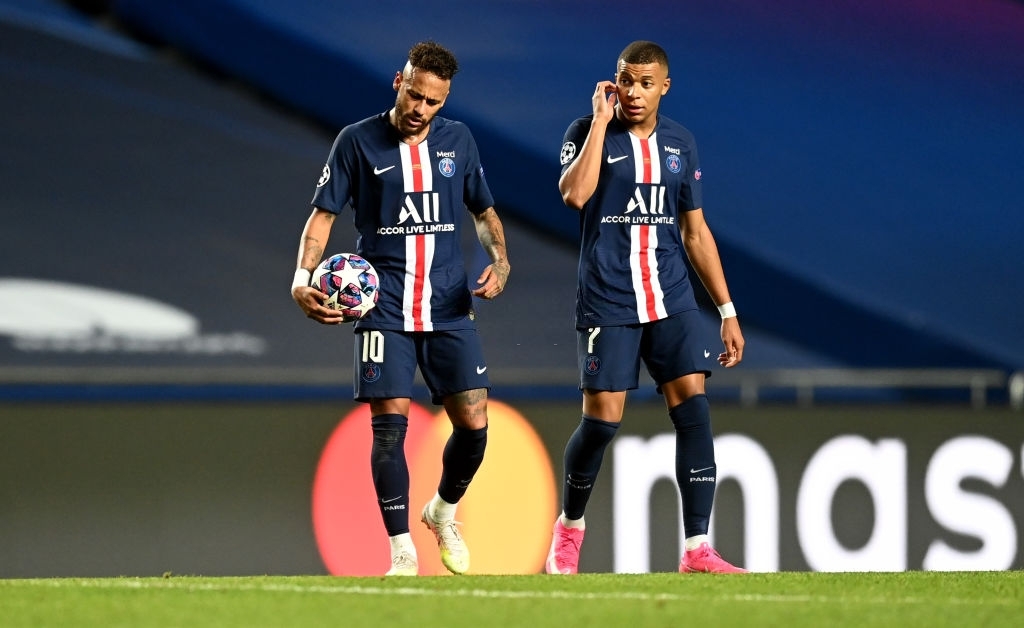 Neymar y Kylian Mbappé. 