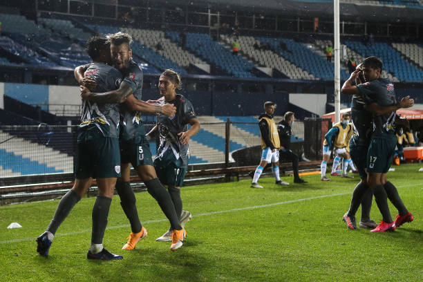 Estudiantes de Mérida en la Copa Libertadores 2020. 