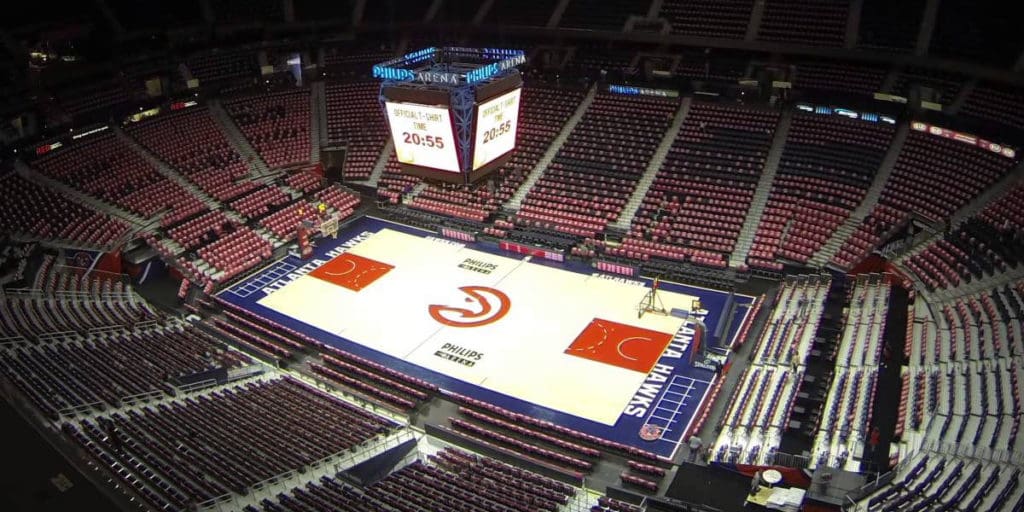 El Philips Arena estaría listo para el Juego de Estrellas