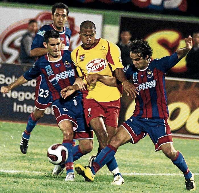 Salomón Rondón con el Aragua en la final de Copa Venezuela de 2008.