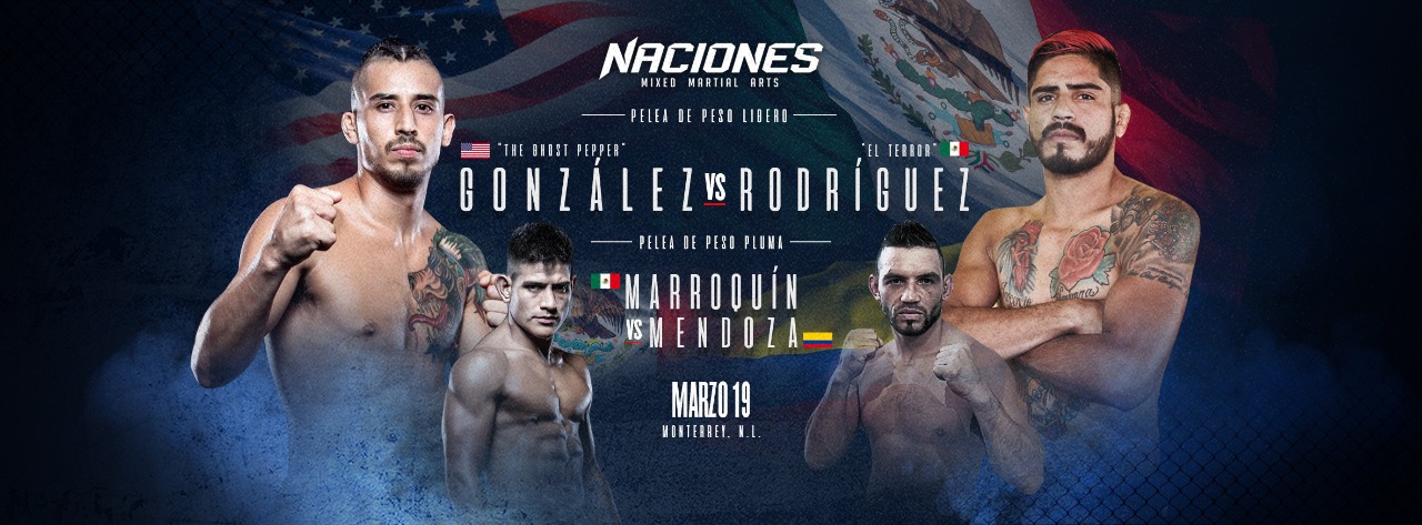 Naciones MMA debuta mañana en Monterrey con una mega cartelera