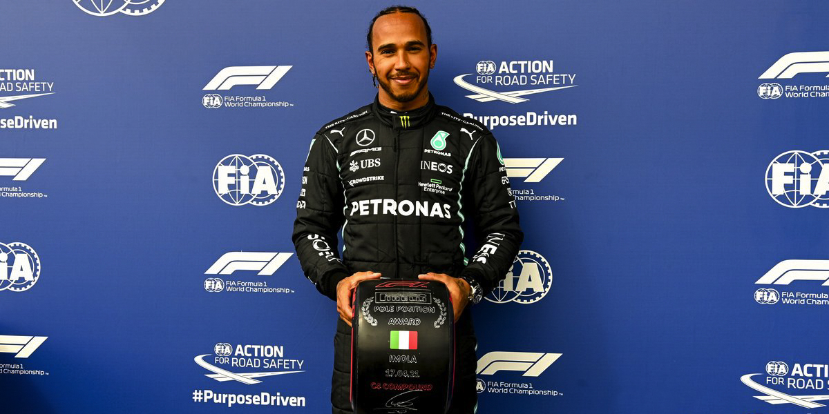 Pole de infarto: Hamilton 1° por casi nada