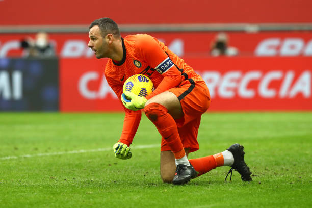 Samir Handanovic, portero y capitán del Inter de Milán