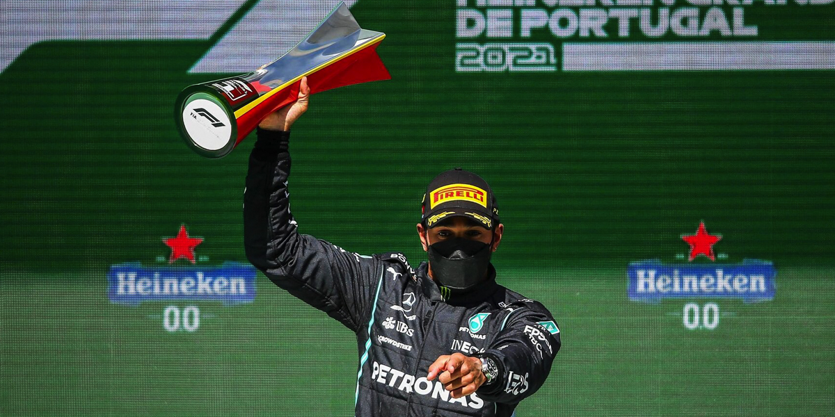 Sir Lewis Hamilton gana el GP de Portugal