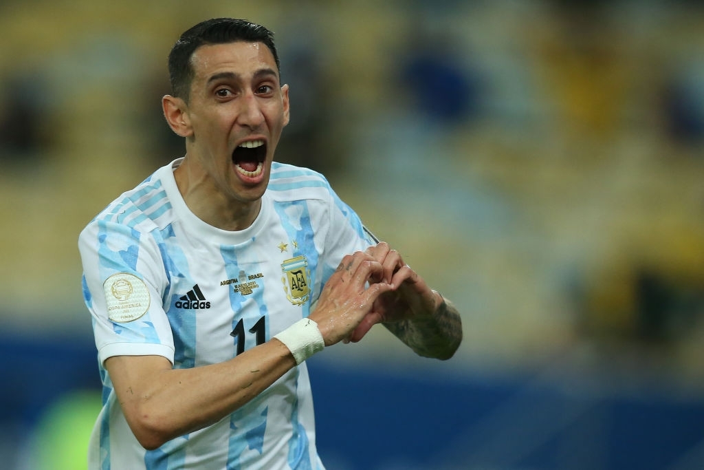 El festejo de Ángel Di María