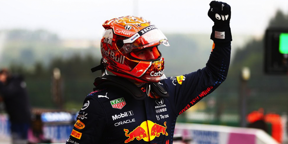 Verstappen: Pole en Spa bajo lluvia