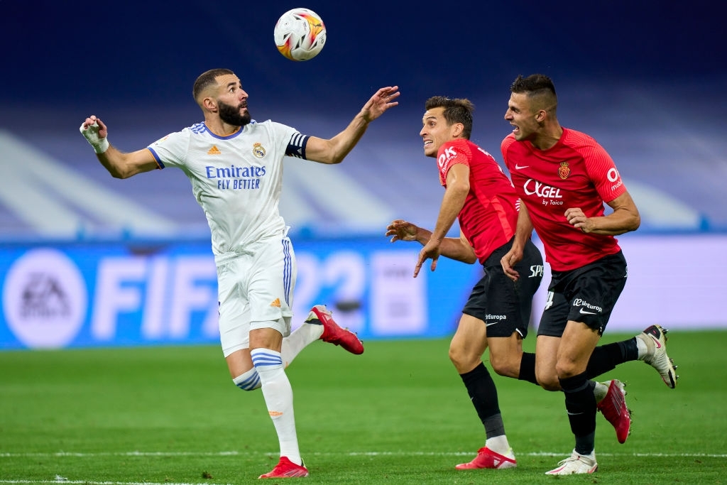 Karim Benzema ante el Mallorca