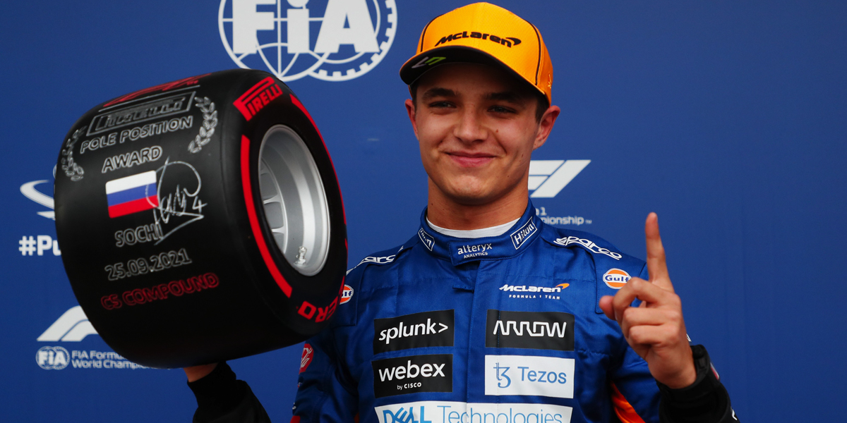 ¿Poleman en Rusia? Lando Norris