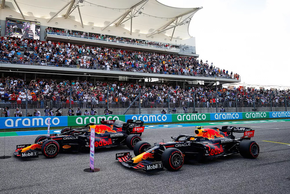 Red Bull saldrá desde la 1era y 3era casilla en el Circuito de las Américas. Foto: Motorsports images.