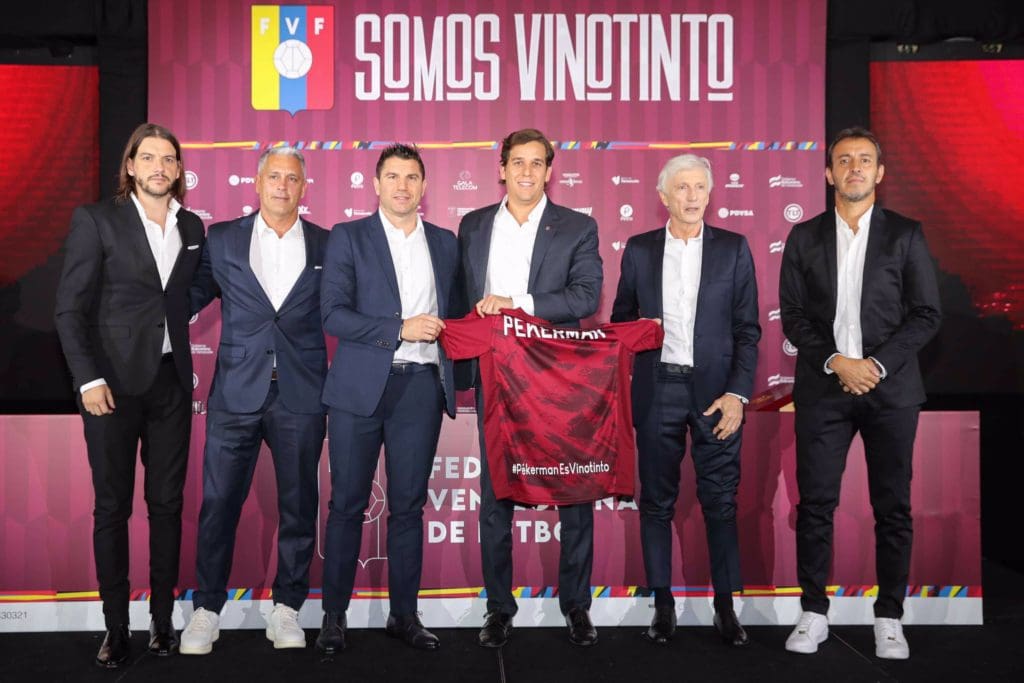 José Pékerman en su presentación