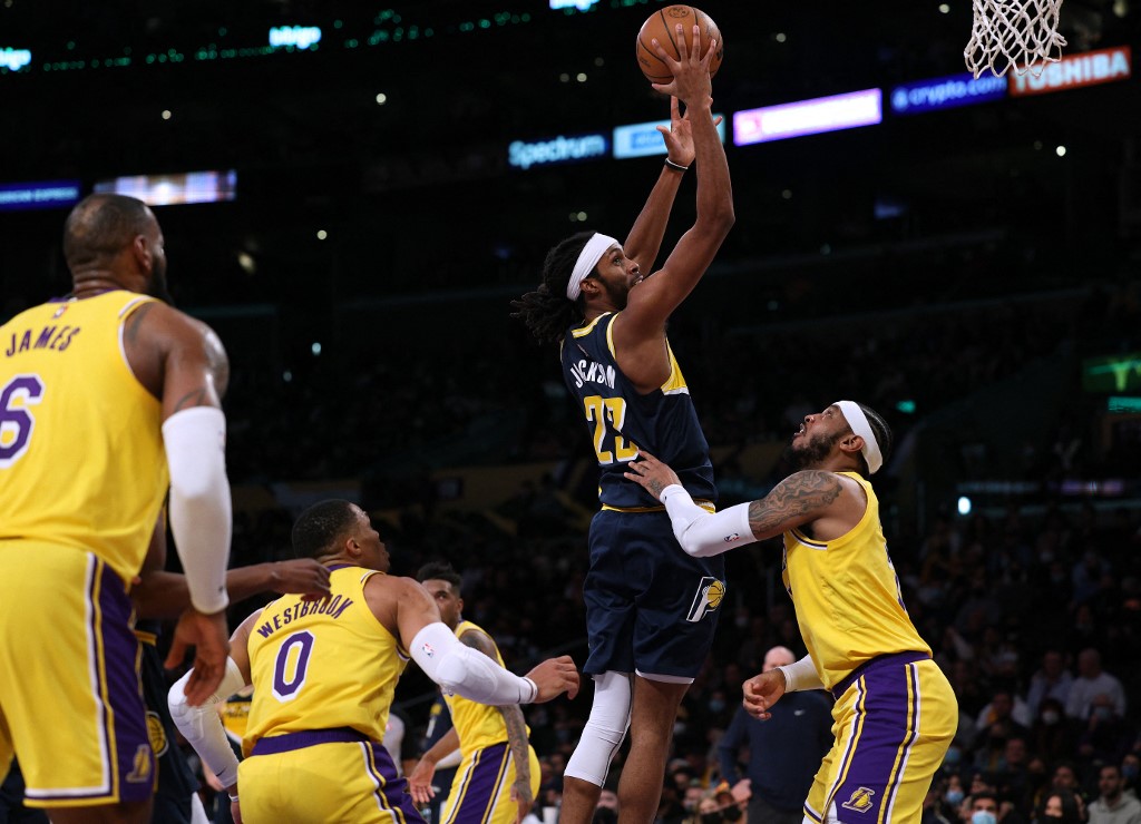 Indiana Pacers destrozó a Lakers en el Crypto.com Arena