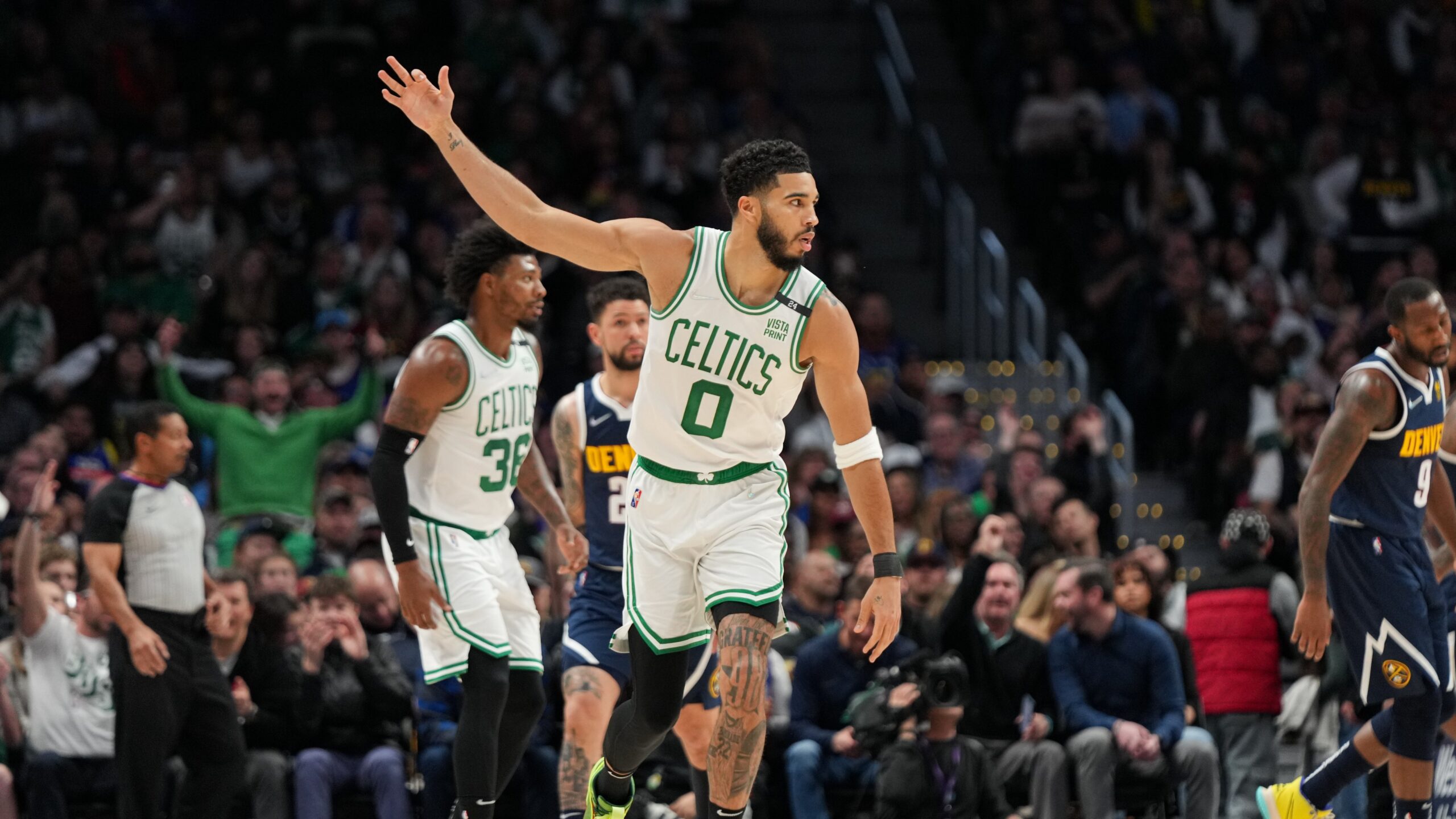 Los Celtics vapulearon a los Nuggets