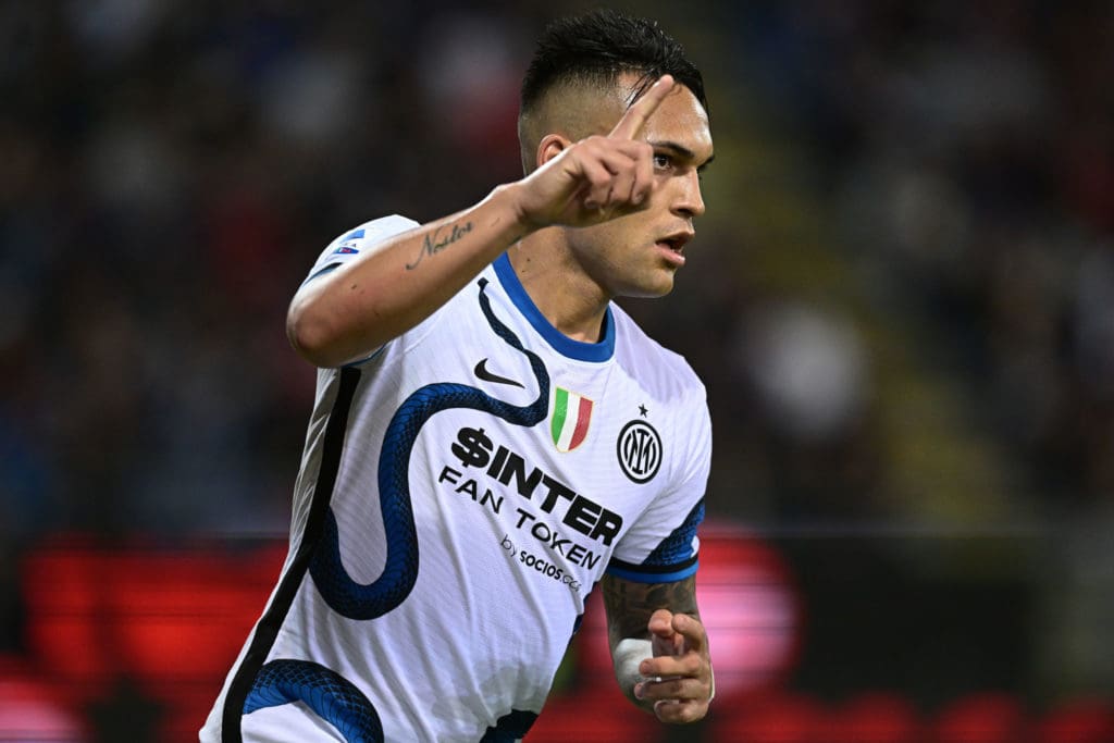 Lautaro Martínez fue el héroe del Inter con su doblete ante Cagliari