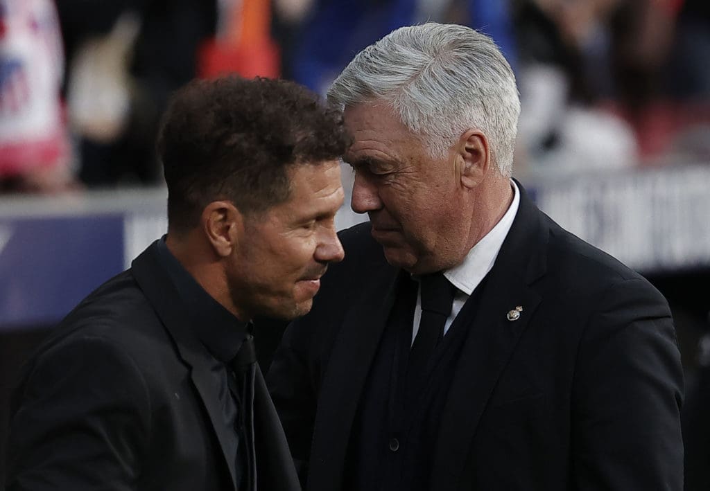 Diego Pablo Simeone y Carlo Ancelotti