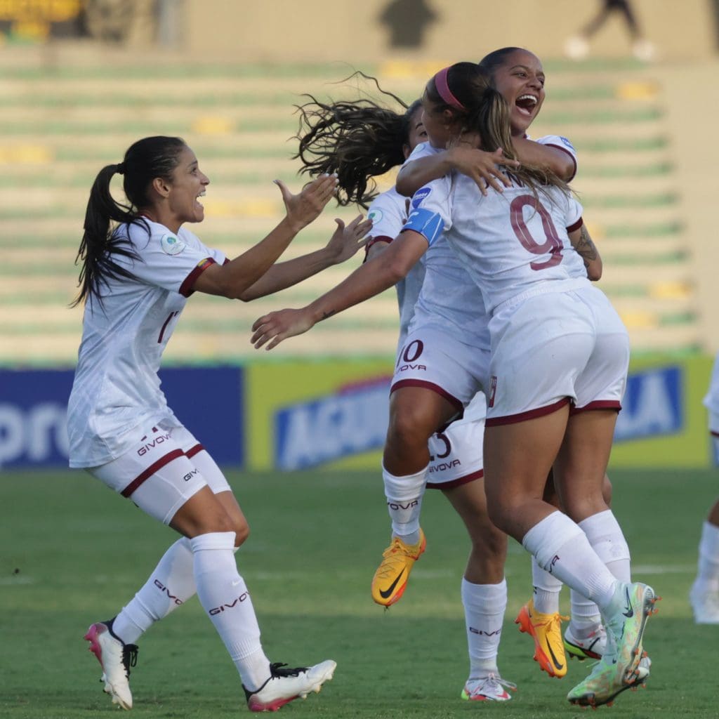 La alegría de Venezuela tras el golazo de Deyna Castellanos